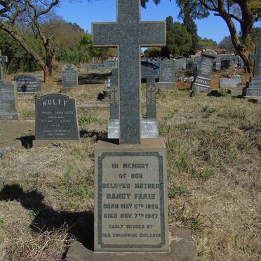 FARIS Nancy 1898-1947