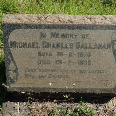 GALLAMAN Michael Charles 1873-1950