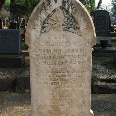 GEBHARDT Johann M.F. 1861-1913 :: GEBHARDT Johannes Hendrik Lodewyk 1893-1971