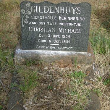 GILDENHUYS Christian Michael 1954-1954