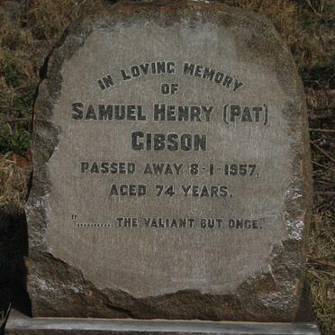 GIBSON Samuel Henry -1957