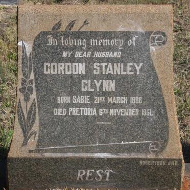 GLYNN Gordon Stanley 1898-1951