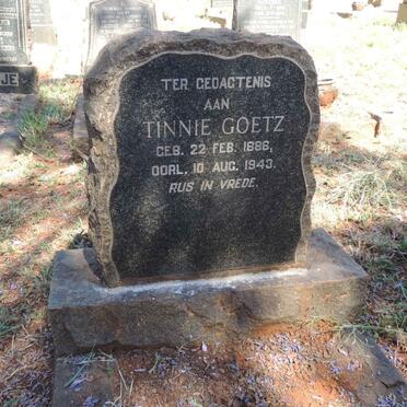GOETZ Tinnie 1886-1943