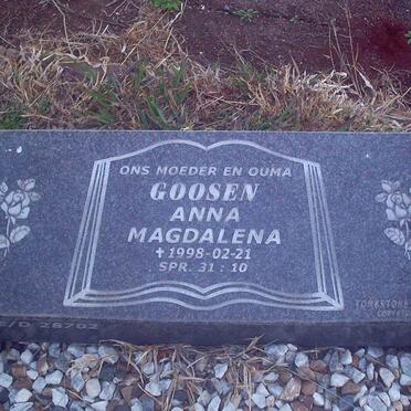GOOSEN Anna Magdalena -1998