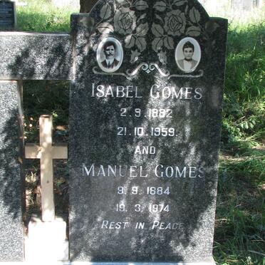 GOMES Manuel 1884-1974 &amp; Isabel 1882-1959