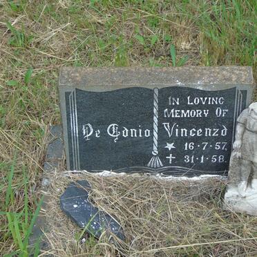 GONIO Vincenzo, de 1957-1958