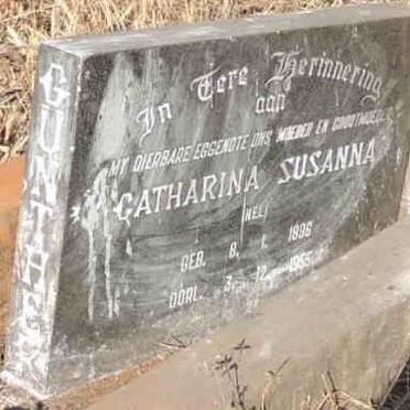 GUNTHER Catharina Susanna nee NEL 1896-1955
