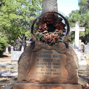 HOEY Frances Maud -1933