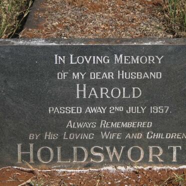 HOLDSWORTH Harold -1957
