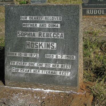 HOSKINS Sophia Rebecca 1873-1960