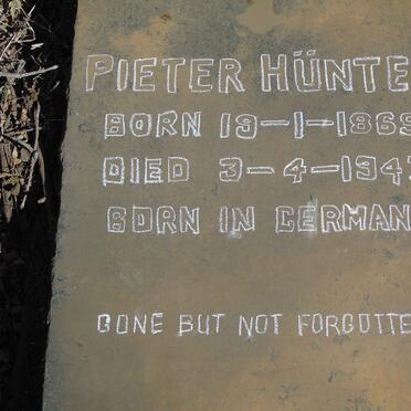HUNTEN Pieter 1869-1947