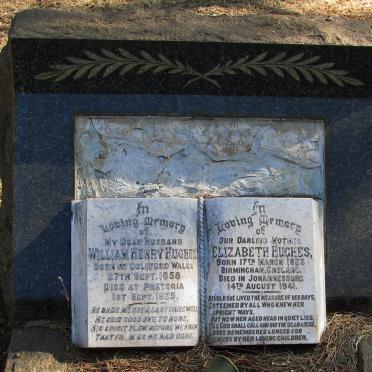 HUGHES William Henry 1858-1925 &amp; Elizabeth 1863-1941