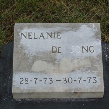 JONG Nelanie, de 1973-1973