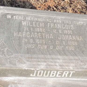 JOUBERT Willem Francois 1882-1955 & Margaretha Johanna 1885-1968