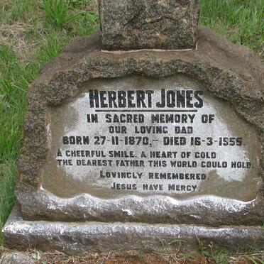 JONES Herbert 1870-1955