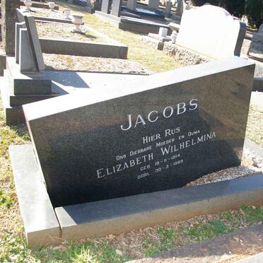 JACOBS Elizabeth Wilhelmina 1914-1989