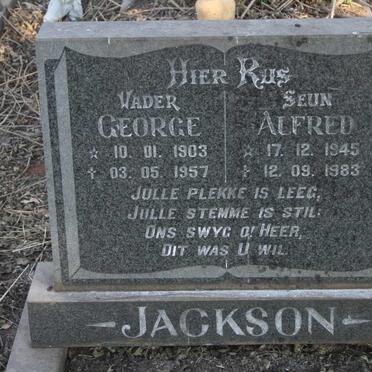 JACKSON George 1903-1957 :: JACKSON Alfred 1945-1983