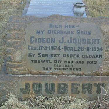 JOUBERT Gideon J. 1924-1954