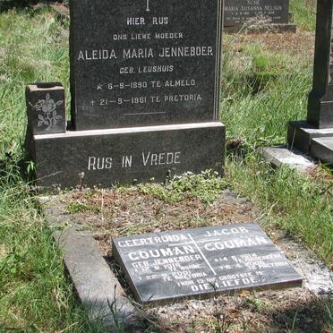 JENNEBOER Aleida Maria nee LEUSHUIS 1890-1961 :: GOUMAN Jacob 1914-2005 & Geertruida JENNEBOER 1916-2001 _1