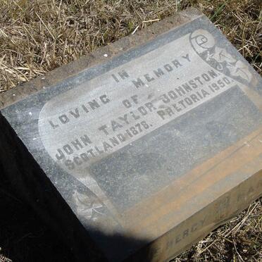 JOHNSTON John Taylor 1878-1950