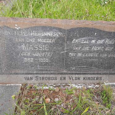 JOOSTE Massie 1882-1959