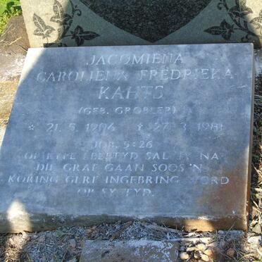KAHTS Johannes Stephanus 1903-1947 & Jacomiena Caroliena Fredrieka GROBLER 1906-1981_2