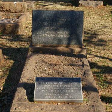 KELLER Antoinette -1946 :: IRVINE Hester Agnes 1921-1989 _1