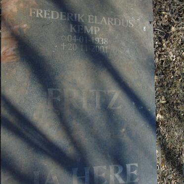 KEMP Frederik Elardus 1938-2001