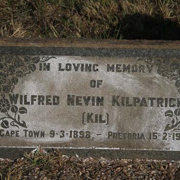 KILPATRICK Wilfred Nevin 1898-1956