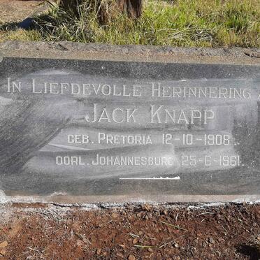 KNAPP Jack 1908-1961