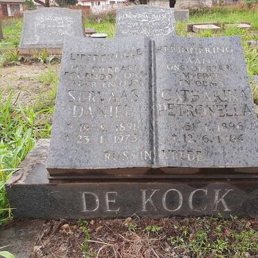 KOCK Servaas Daniel, de 1891-1973 &amp; Catharina Petronella 1896-1984