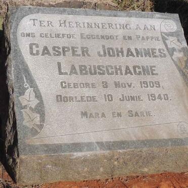 LABUSCHAGNE Casper Johannes 1909-1940