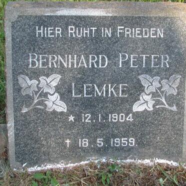 LEMKE Bernhard Peter 1904-1959