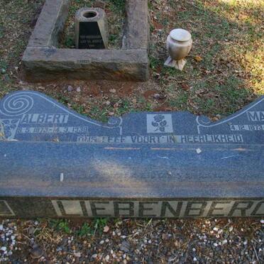 LIEBENBERG Albert 1873-1938 &amp; Maggie 1873-1962