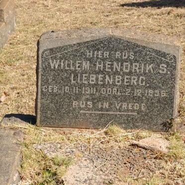 LIEBENBERG Willem Hendrik S. 1911-1936
