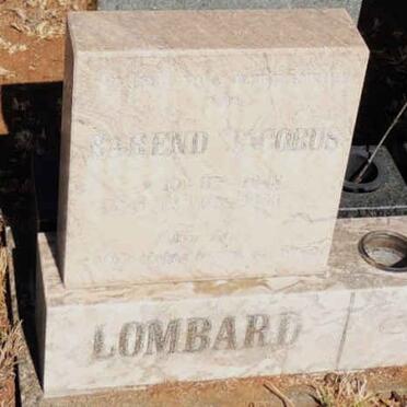 LOMBARD Barend Jacobus 