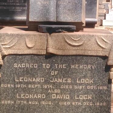 LOCK Leonard James 1874-1918 :: LOCK Leonard David 1900-1923