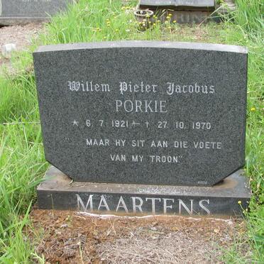 MAARTENS Willem Pieter Jacobus 1921-1970