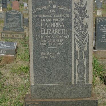 MCDONALD Cathrina Elizabeth nee ENGELBRECHT 1885-1942