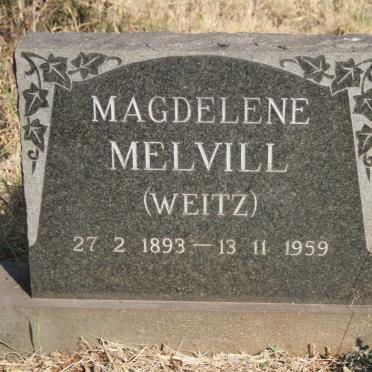 MELVILL Magdelene nee WEITZ 1893-1959