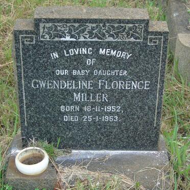 MILLER Gwendeline Florence 1952-1953