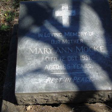 MOCKE Mary Ann -1951