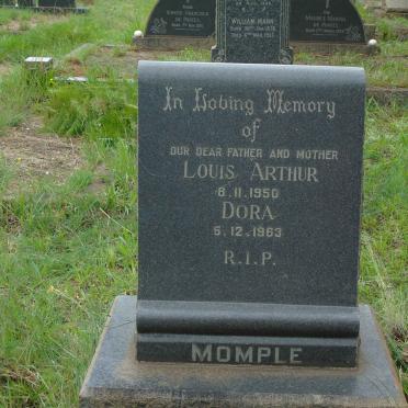 MOMPLE Louis Arthur -1950 &amp; Dora -1963