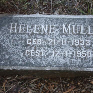 MULLER Helene 1933-1950