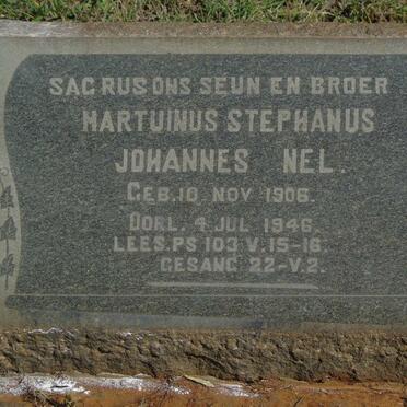 NEL Martuinus Stephanus Johannes 1906-1946