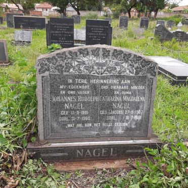 NAGEL Johannes Rudolph 1901-1960 &amp; Catharina Magdalena JACOBS 1907-1981