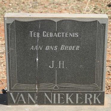 NIEKERK J.H., van 