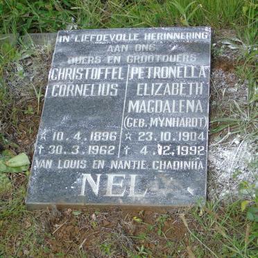 NEL Christoffel Cornelius 1896-1962 &amp; Petronella Elizabeth Magdalena MYNHARDT 1904-1992