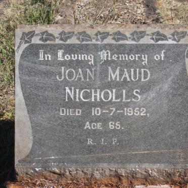NICOLLS Joan Maud -1952