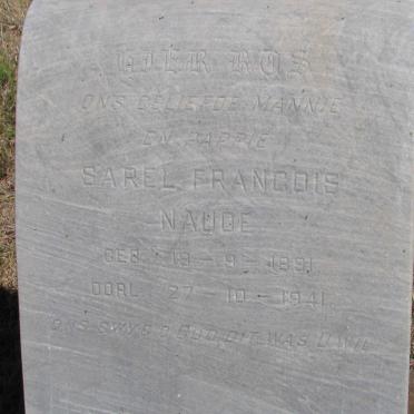 NAUDE Sarel Francois 1891-1941